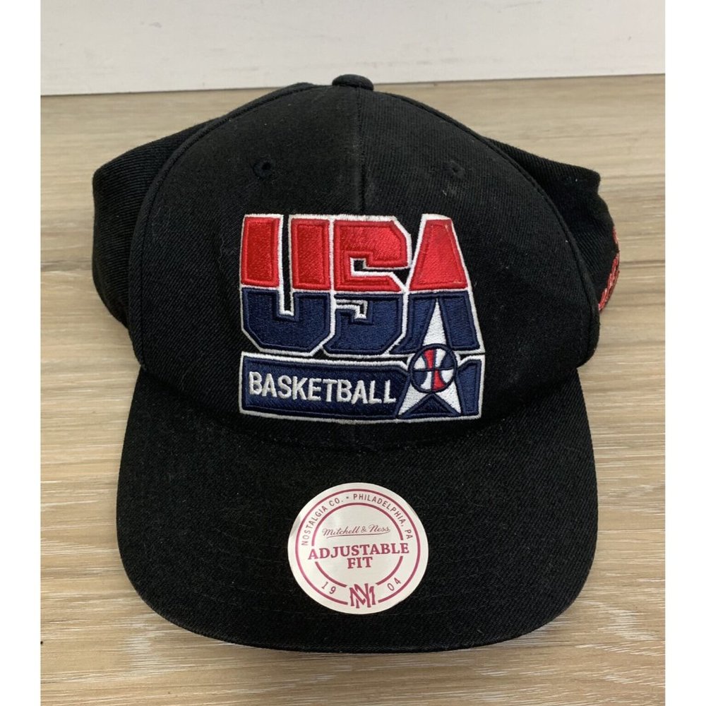 Dream Team 1992 Hat USA Basketball Adjustable Snapback Cap Mitchell & Ness